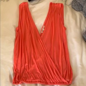 Soft Joie Coral Deep V Tank Top